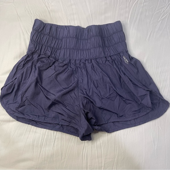 Blue Free People The Way Home Highwaisted Shorts - Picture 6 of 7